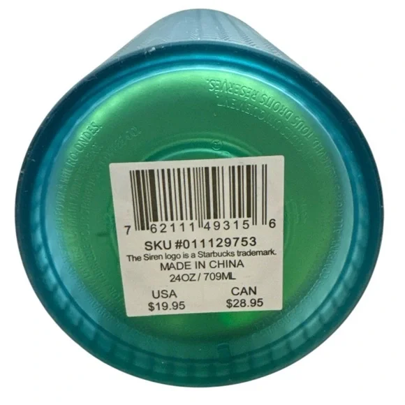 Starbucks 2021 Release Green Grid Tumbler - Picture 4 of 4